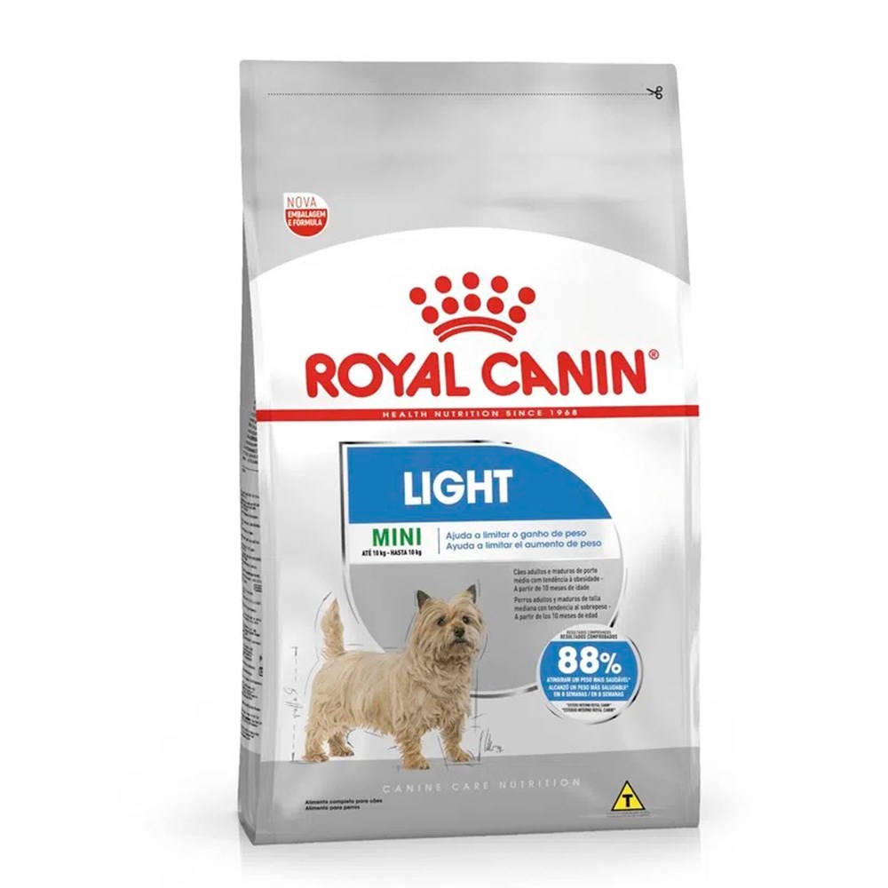 Ração Royal Canin Mini Light Cães Adultos -1kg