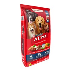 Ração Seca Alpo Cães Receitas Caseiras Carne Vegetais - 10,1Kg