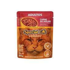 Ração Special Cat Sache Gatos Adultos Carne – 85g
