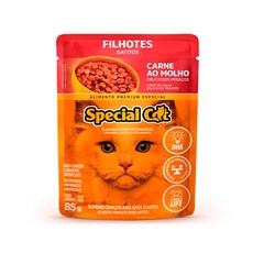 Ração Special Cat Sachê Gatos Filhotes Carne – 85g