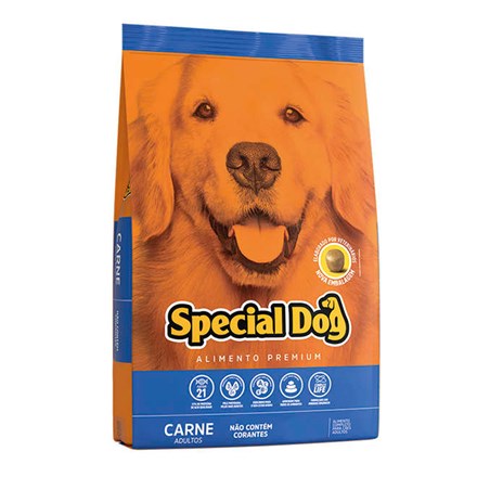 Ração Special Dog  Cães Adultos Carne - 10,1Kg