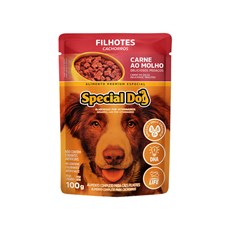 Ração Special Dog Sachê Cães Filhotes Carne – 100g