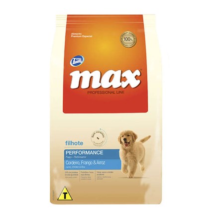 Ração Total Max Cães Prof. Line Frango e Arroz Fil. - 15kg
