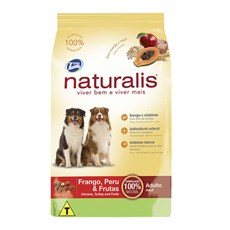 Ração Total Naturalis Cães AD. Fgo Peru & Frutas - 15kg