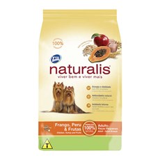 Ração Total Naturalis Cães AD. RP.  Fgo Peru & Frutas - 15kg
