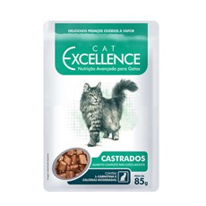 Ração Úmida Cat Excellence Gatos Castrados Sachê – 85g