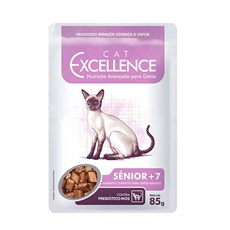 Ração Úmida Cat Excellence Gatos Sênior Sachê – 85g