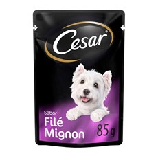 Ração Úmida Cesar Sachê Cães Adultos Filet Mignon - 85g