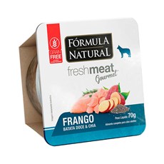 Ração Úmida Fórmula Natural Fresh Meat Gourmet Patê Cães Frango - 70g