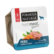 Ração Úmida Fórmula Natural Fresh Meat Gourmet Patê Cães Peru - 70g