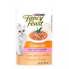Ração Úmida Gatos Fancy Feast Casserole C/ Atum e Salmão - 85g