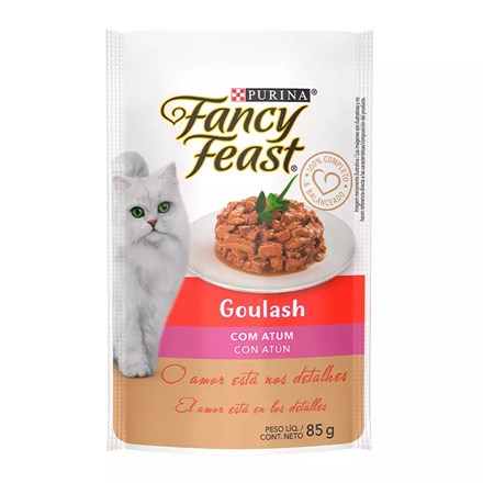 Ração Úmida Gatos Fancy Feast Goulash Atum - 85g