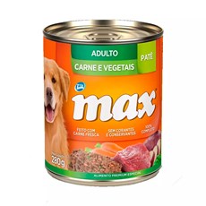 Ração Úmida Total Max Lata Cães Adultos Carne/Veg - 280g