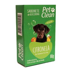 Sabonete Citronela Pet Clean – 80g