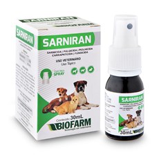 Sarniran Para Cães e Gatos Spray Biofarm – 30mL