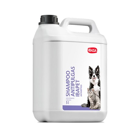 Shampoo Antipulgas Ibasa - 5 Litros