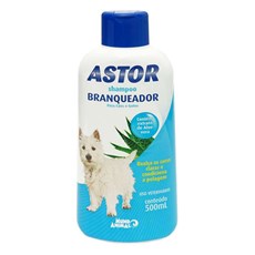 Shampoo Astor Branqueador Cães Mundo Animal - 500mL