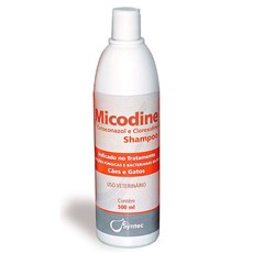 Shampoo Dermatologico Micodine Syntec para Caes e Gatos - 500mL