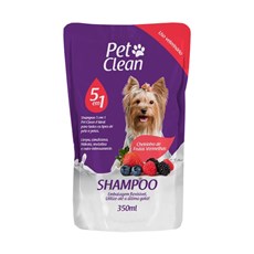 Shampoo em Sachê Cães e Gatos 5x1 Pet Clean - 350mL