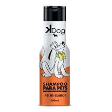 Shampoo K-Dog Iluminador Pelos Claros e Amarelos - 500mL