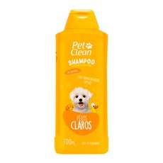 Shampoo Pelos Claros Cães e Gatos Pet Clean – 700mL