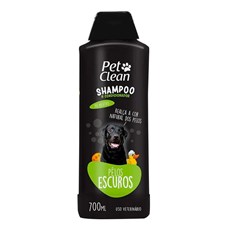 Shampoo Pelos Escuros Cães e Gatos Pet Clean – 700mL