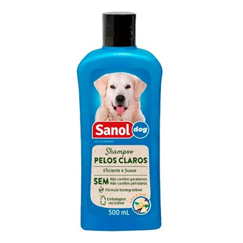 Shampoo Sanol Dog Pelos Claros - 500mL