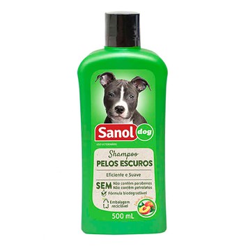 Shampoo Sanol Dog Pelos Escuros - 500mL