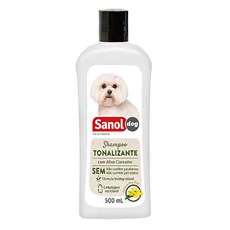 Shampoo Sanol Dog Tonalizante Pelos Claros - 500mL
