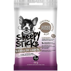 Snack Oh làlà Cães Sheepy Sticks Açai, Banana e Curcuma - 50g