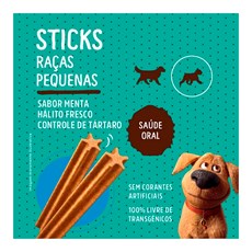 Snack Quatree Sticks Petisco Para Cães Raças Pequenas Menta – 60g