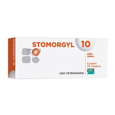 Stomorgyl 10 Caes e Gatos C/20 Comprimidos