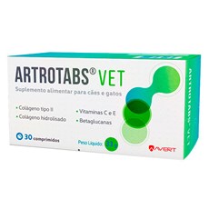 Suplemento Alimentar Artrotabs Vet 33g c/ 30 comprimidos