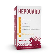 Suplemento Alimentar Hepguard Caes Avert C/ 30 Comprimidos