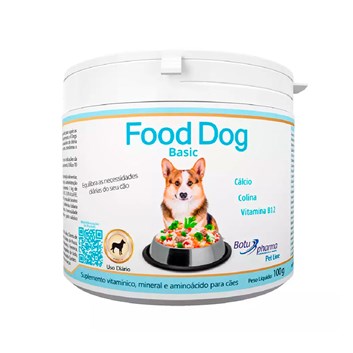 Suplemento Cães Food Dog Basic Botupharma – 100g