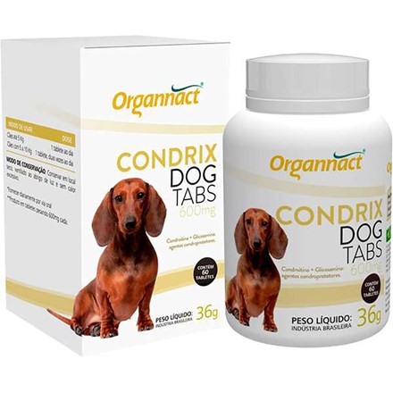 Suplemento Condrix Dog Tabs Organnact Pote - 36g