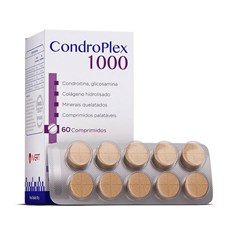 Suplemento Condroplex 1000 Cães E Gatos C/60 Comprimidos