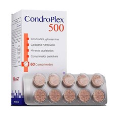 Suplemento Condroplex 500 Cães E Gatos C/60 Comprimidos