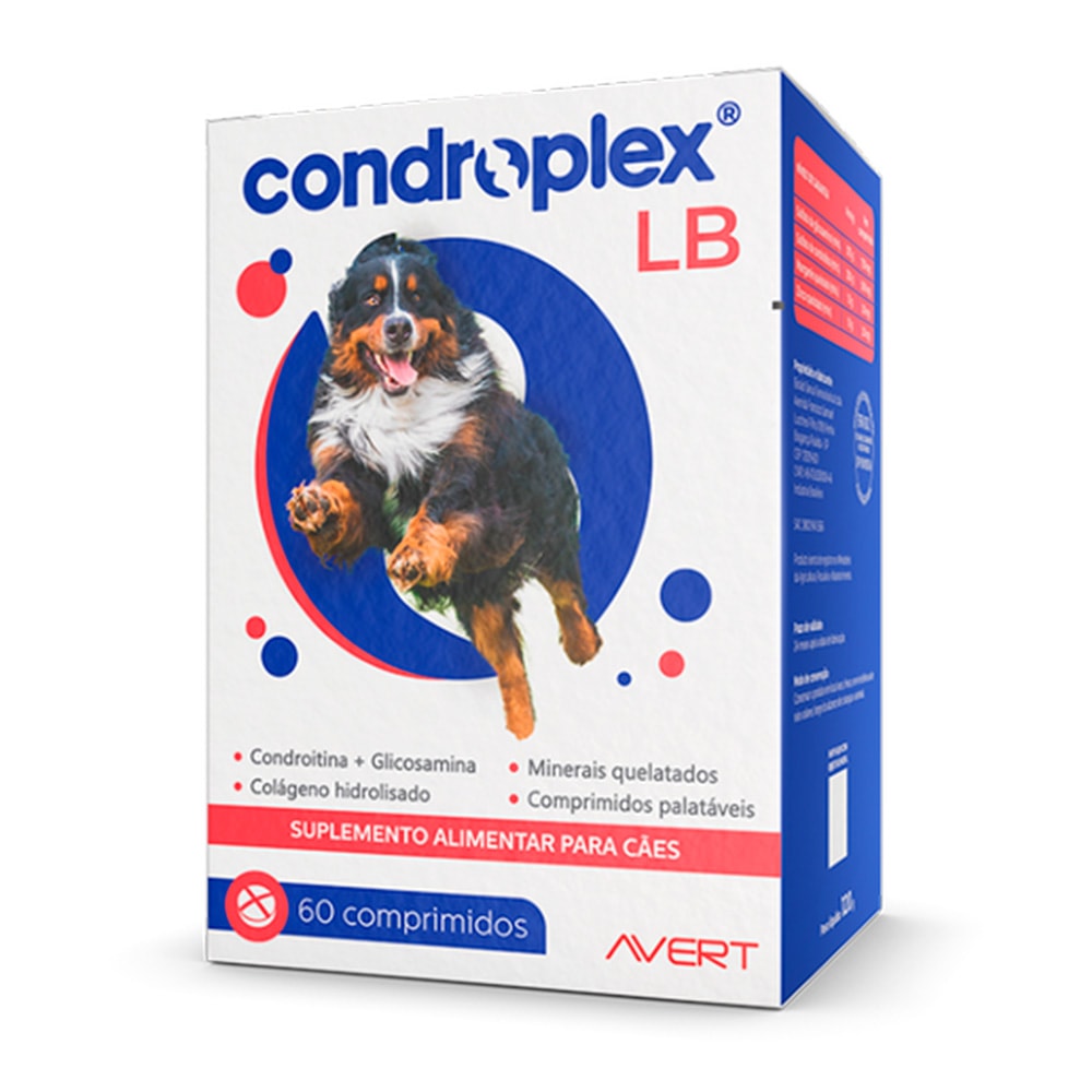 Suplemento Condroplex LB Caes C/60 Comprimidos