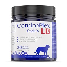Suplemento Condroplex LB Sticks Cães C/30 Bastões