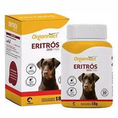 Suplemento Eritrós Dog Tabs Organnact  C/30 Tabletes