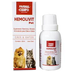 Suplemento Hemolivit Pet Farmacampo 30mL