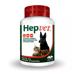Suplemento Hepvet Vetnil C/30 Comprimidos