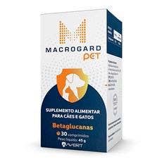 Suplemento Macrogard Pet Cães e Gatos Avert C/30 Comprimidos