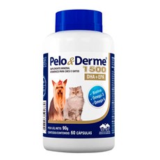 Suplemento Pelo & Derme 1500 DHA+EPA  Vetnil C/60 Cápsulas