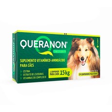 Suplemento Queranon Cães 15kg Avert C/30 Comprimidos