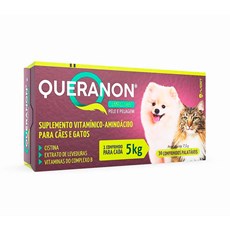 Suplemento Queranon Cães Raças Pequenas 5kg Avert C/30 Comprimidos