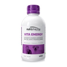 Suplemento Vita Energy Para Cães E Gatos Nutripharme - 250mL