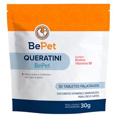 Suplemento Vitaminico Queratini Caes e Gatos Bepet - 30g
