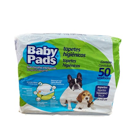 Tapete Higienico Caes Baby Pads C/50 Unidades